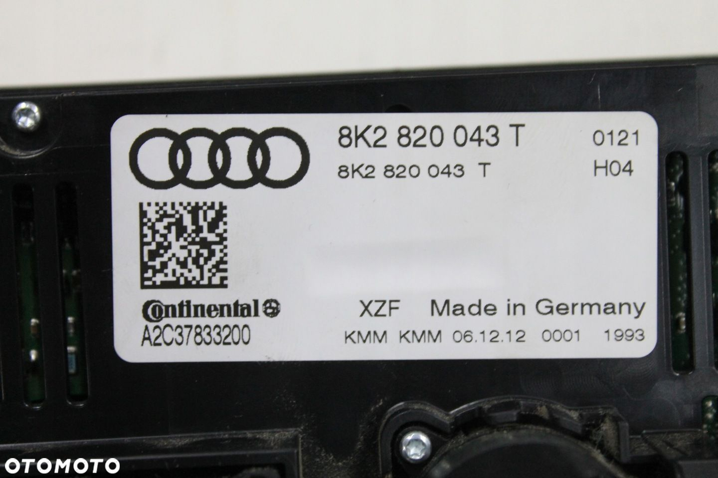AUDI A4 B8 LIFT MODUŁ PANEL NAWIEWU KLIMATYZACJI 8K2820043T - 4