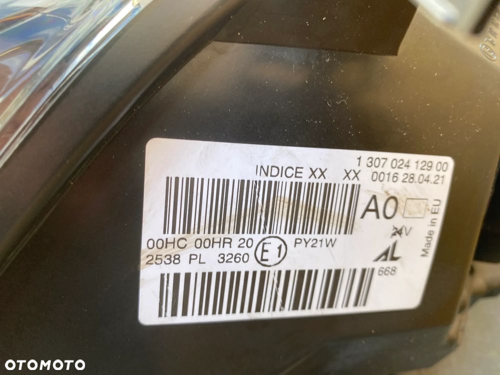 lampa megane III GT czarna lift pod led prawa eu - 4