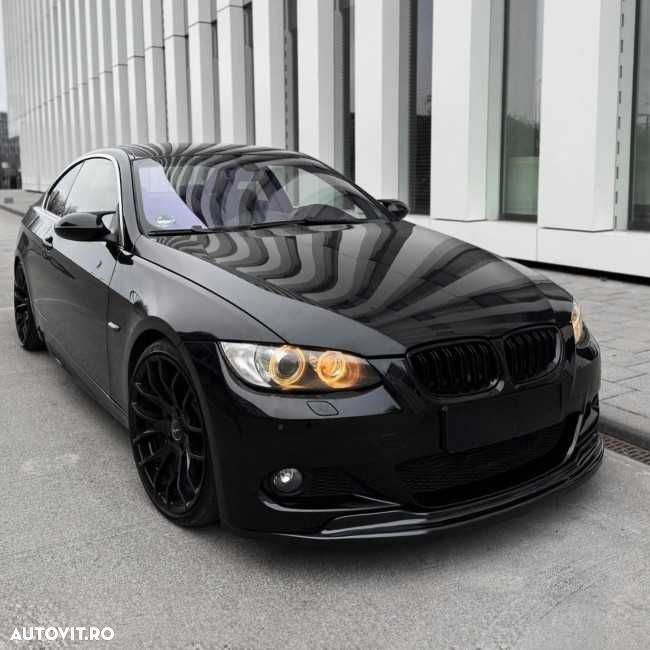 Grile Duble Bara Fata Nari M Style BMW E92 E93 Pre-FACELIFT // FACELIFT, Negru Lucios - 2