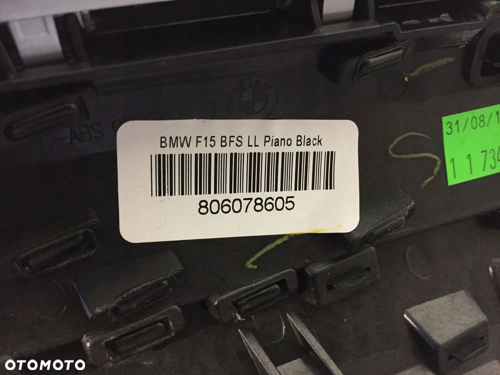 DEKOR DESKI BMW X5 F15 X6 F16 DREWNO POŁYSK MUSCLE - 6