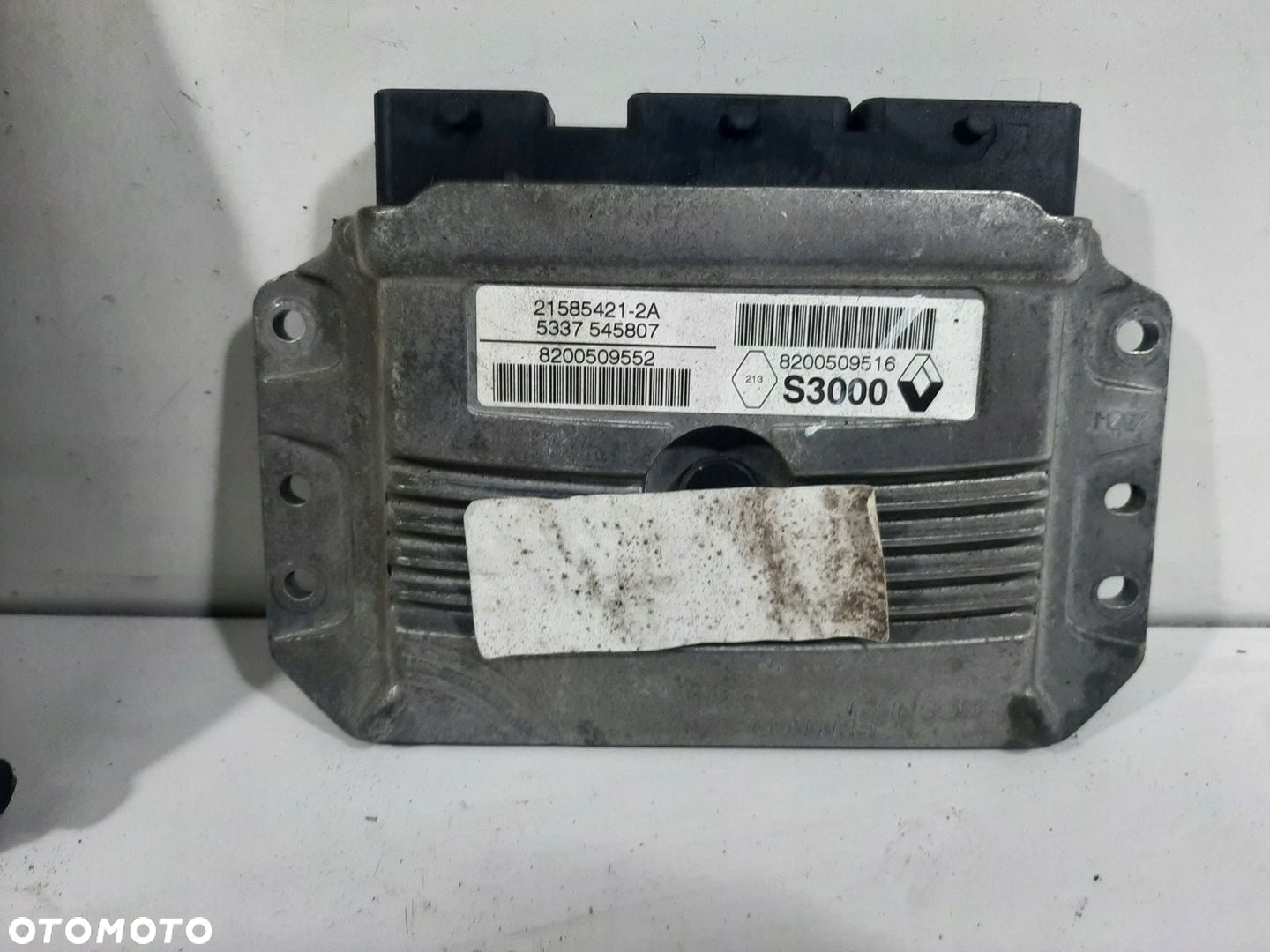 RENAULT SCENIC II 2.0 16V 03R ZESTAW STARTOWY STEROWNIK SILNIKA 8200509552 - 2