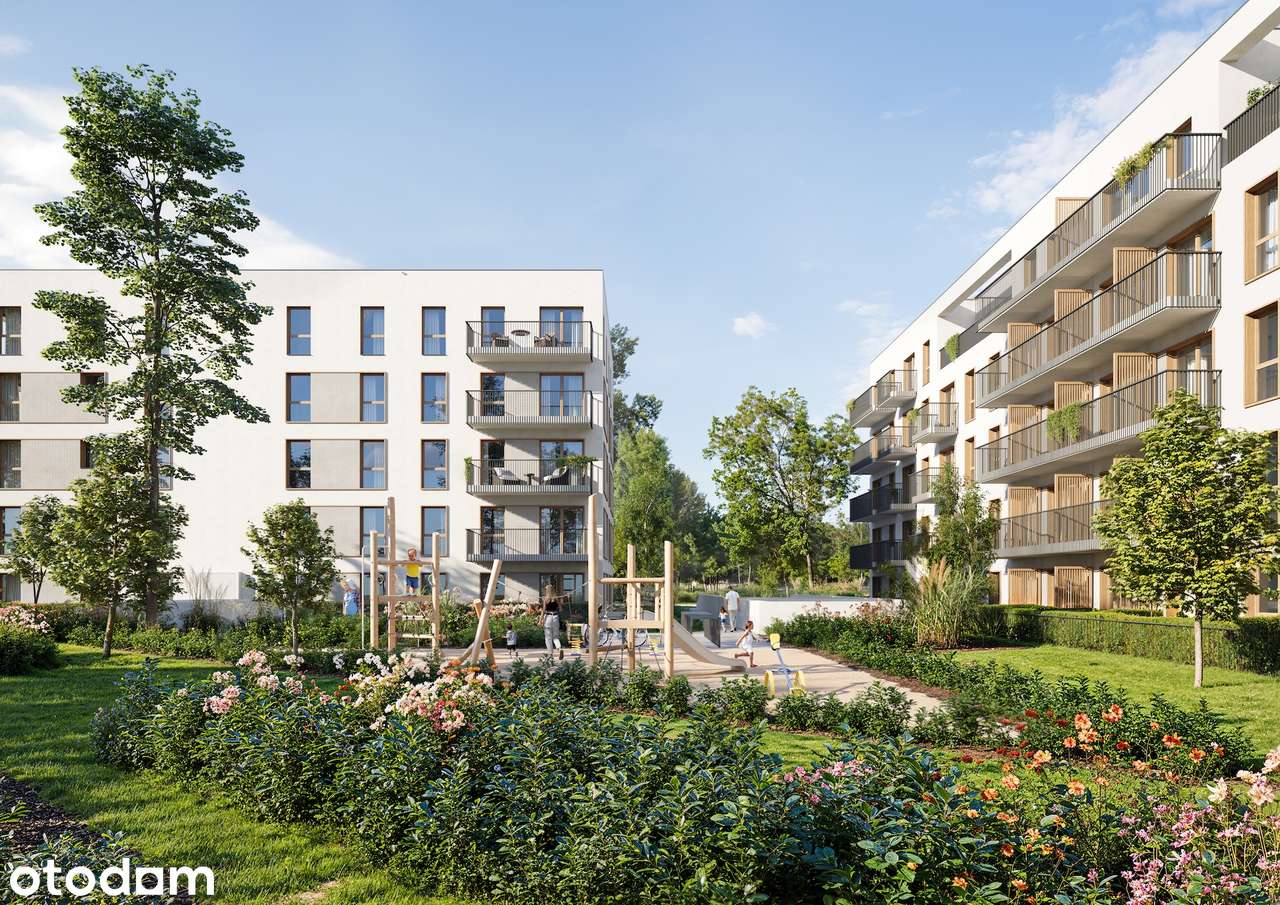 2-pokojowe mieszkanie 43m2 + balkon