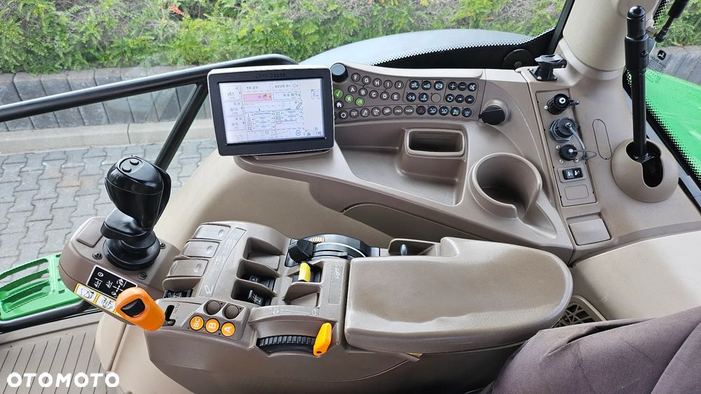 John Deere JD 6210R, 50 km/h, pneumatyka, TUZ, autentyczny przebieg - 16