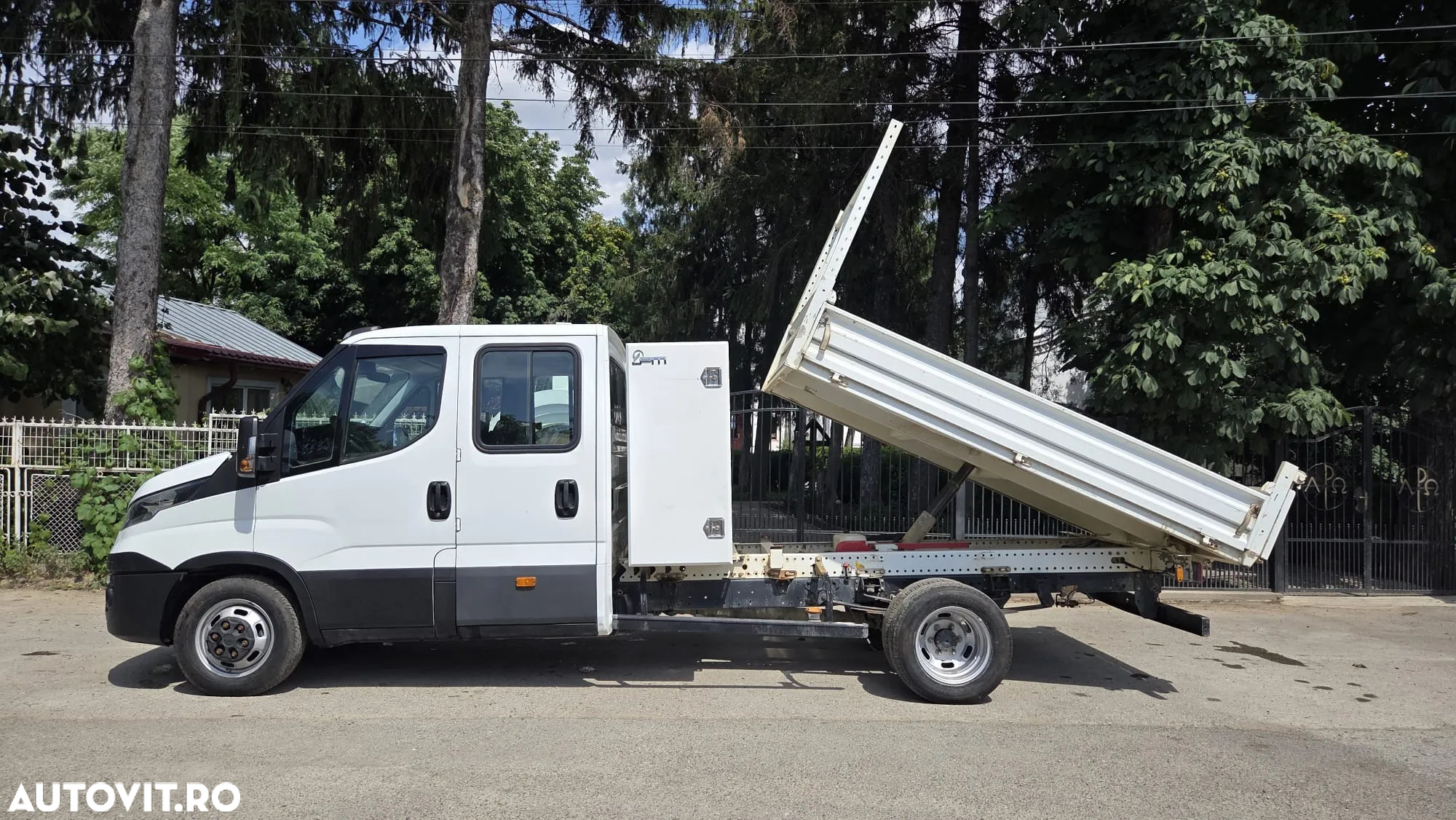 Iveco Daily 35-140 cabina 6 locuri, bena basculabila, import, posibilitate leasing - 2