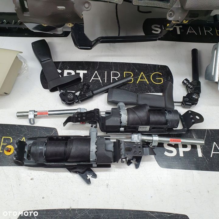 VOLVO XC60 DESKA ROZDZIELCZA KONSOLA KOKPIT PULPIT PODUSZKI AIRBAG AIR BAG PASY DOPINACZE KIT SET - 7