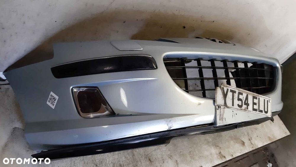 + ZDERZAK PRZÓD PRZEDNI PEUGEOT 407 EYL BŁĘKITNY SPRYSKIWACZE LAMP XENON HALOGENY - 4