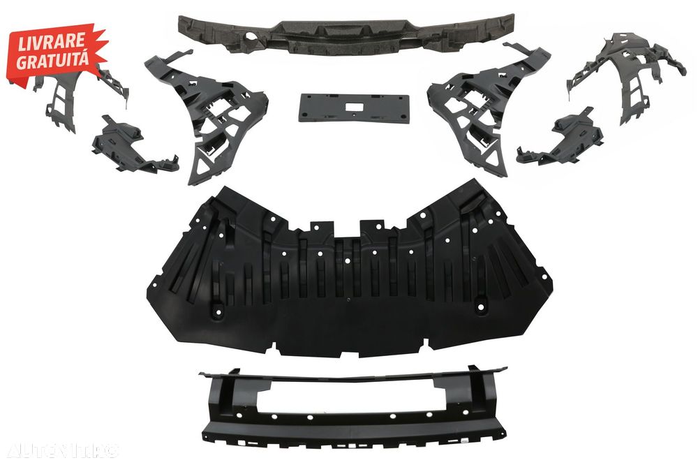 Pachet Exterior Mercedes S-Class W222 (2013-06.2017) S63 Design cu Praguri lateral- livrare gratuita - 20