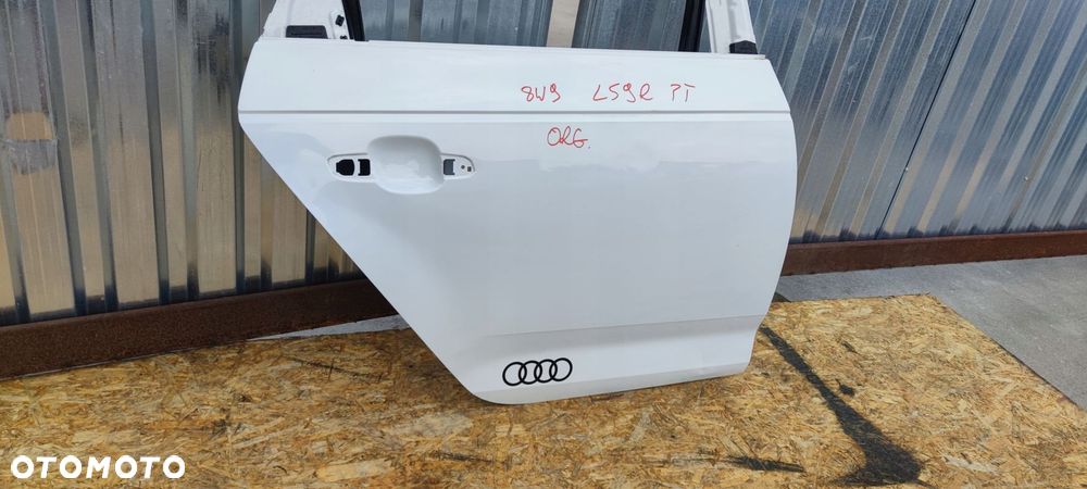 DRZWI PRAWY TYŁ AUDI A4 B9 LS9R AVANT / KOMBI ORG - 4