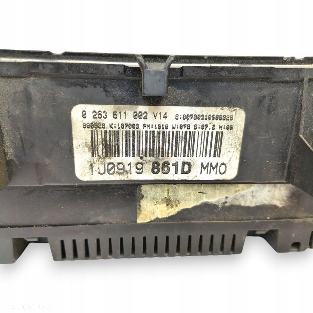 LICZNIK ZEGARY 1J0919861D VW Golf IV Bora 1.4 1.6 8V 16V 1.8 20V 182 806km - 2