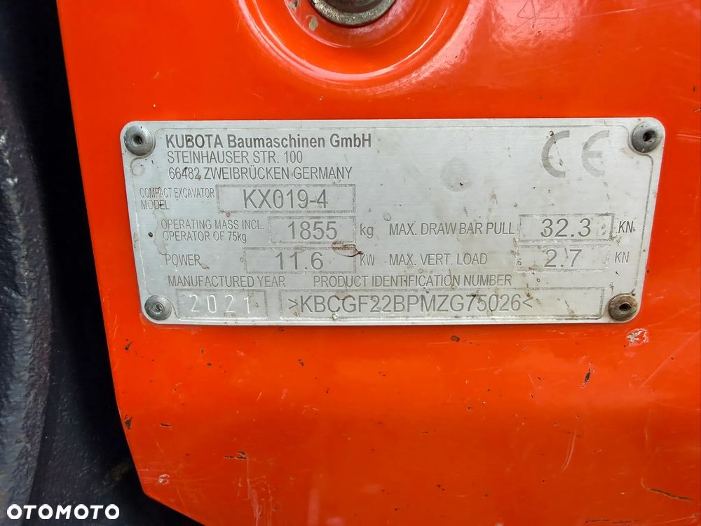 Kubota KX 19 - 4 - 8