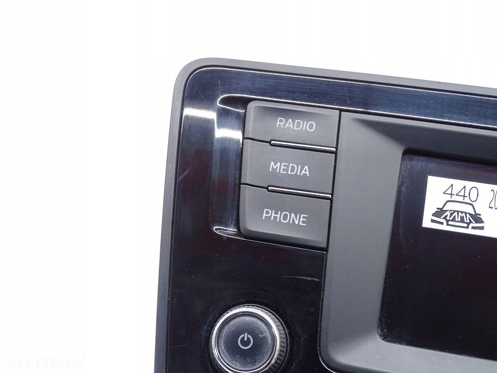 RADIO RADIOODTWARZACZ SKODA RAPID I 5J 5JA035871 - 3