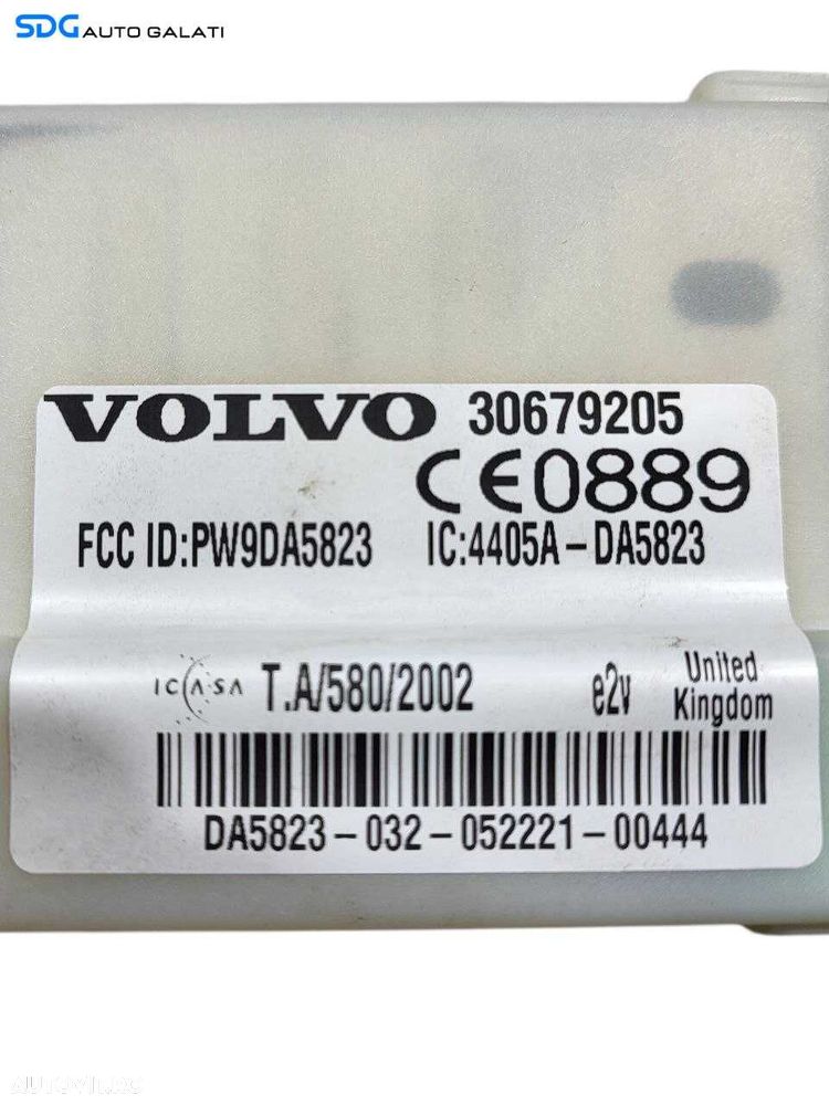 Calculator Modul Alarma Volvo S40 2004 - 2012 Cod 30679205 PW9DA5823 [L7162] - 4