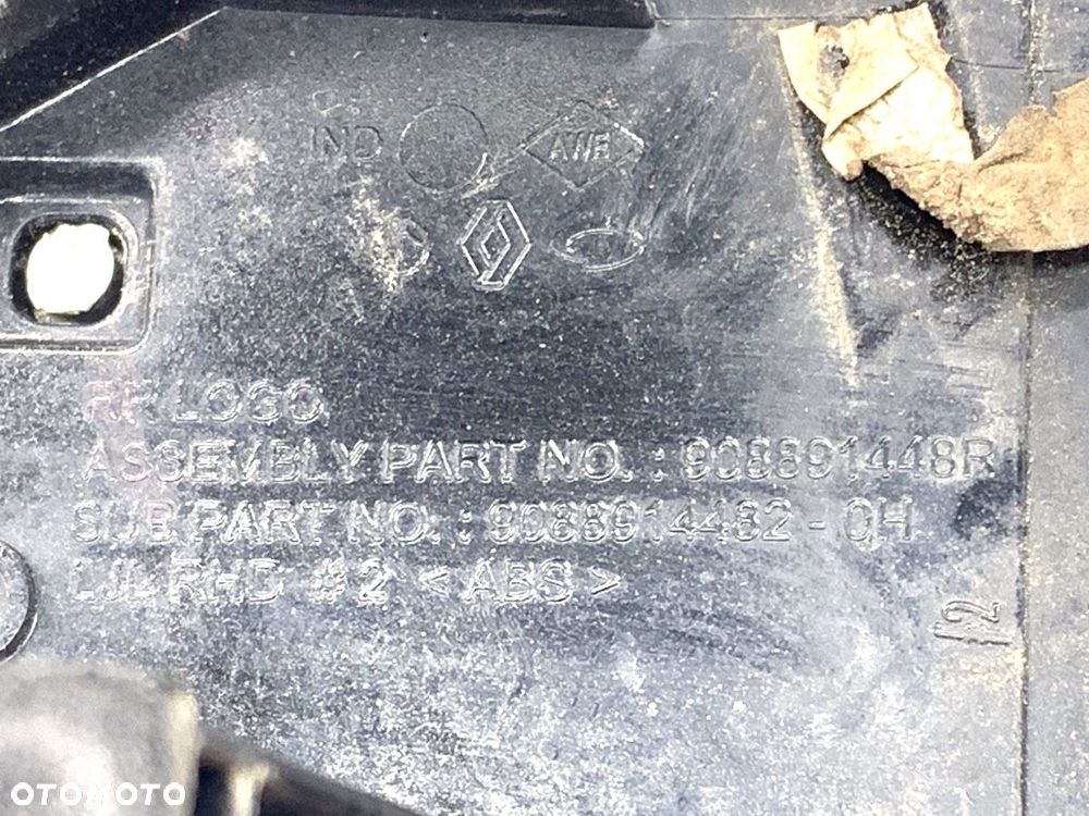 LOGO EMBLEMAT  RENAULT ARKANA I (LCM_) 2019 - 2022 1.5 E-TECH 145 69 kW [94 KM] Hybryda silnik - 3