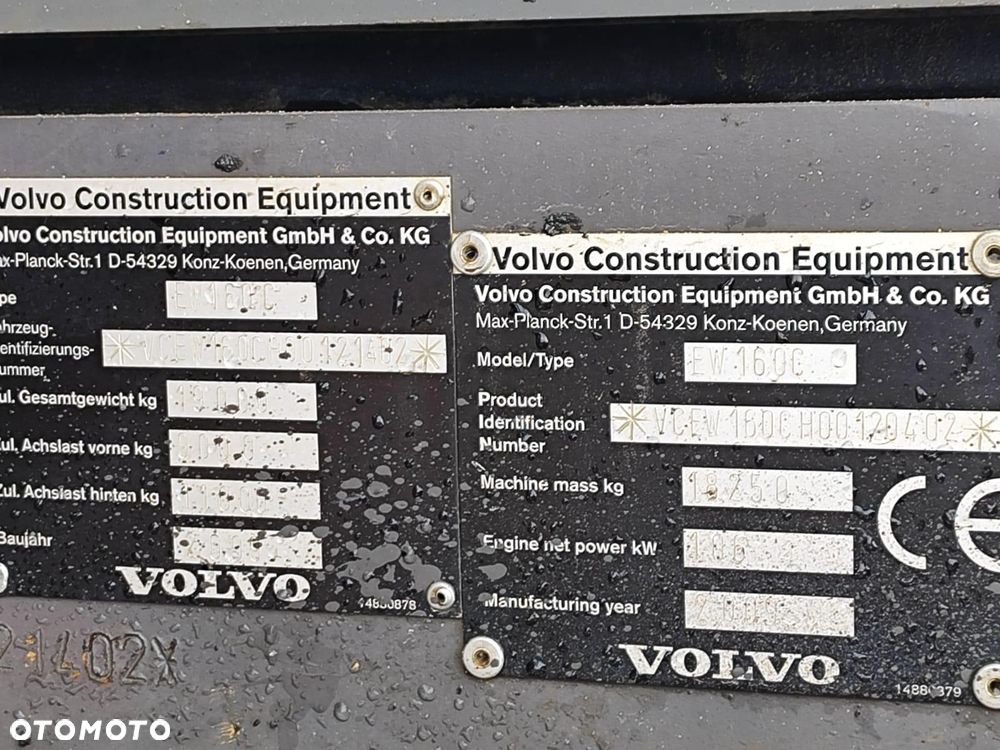 Volvo EW160C 255 000 PLN Faktura VAT - 5