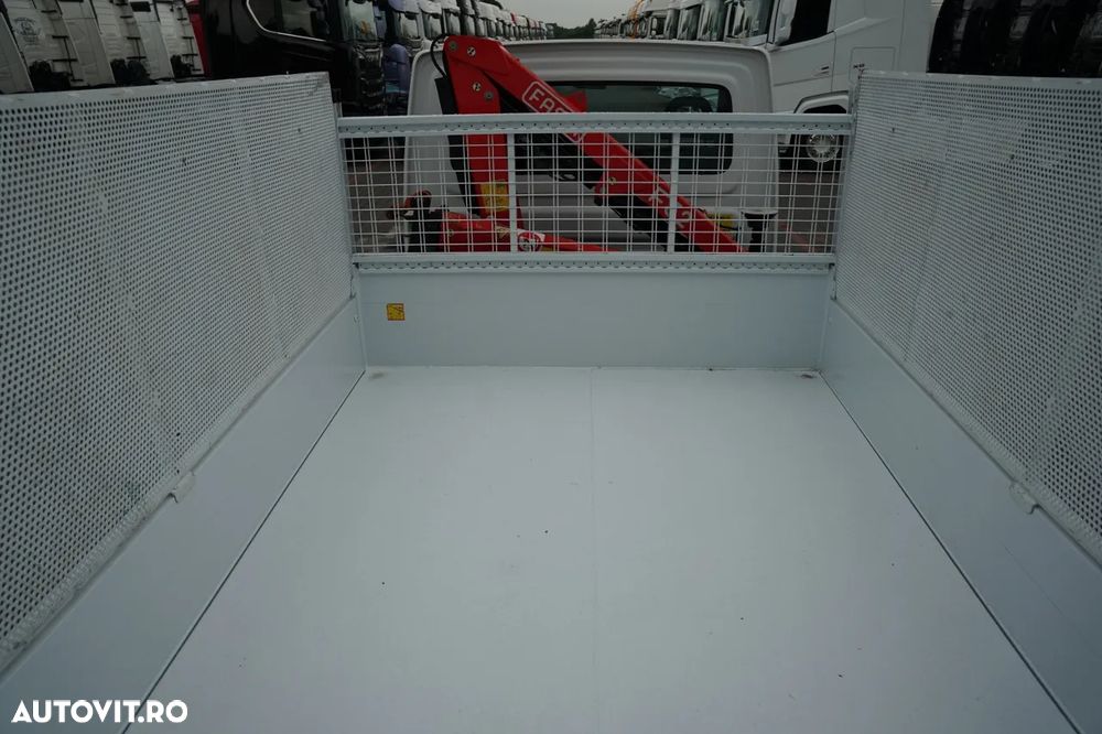 Renault MAXITY 140 DXI / BASCULATOR / + HDS FASSI F22A / CAPACITATE DE RIDICARE 995 KG / ATRACȚIE 5,5 M / IMPORTAT - 30