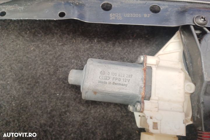 Macara geam fata stanga electrica 6M21U23201BJ 0130822287 6M21U23201B - 6