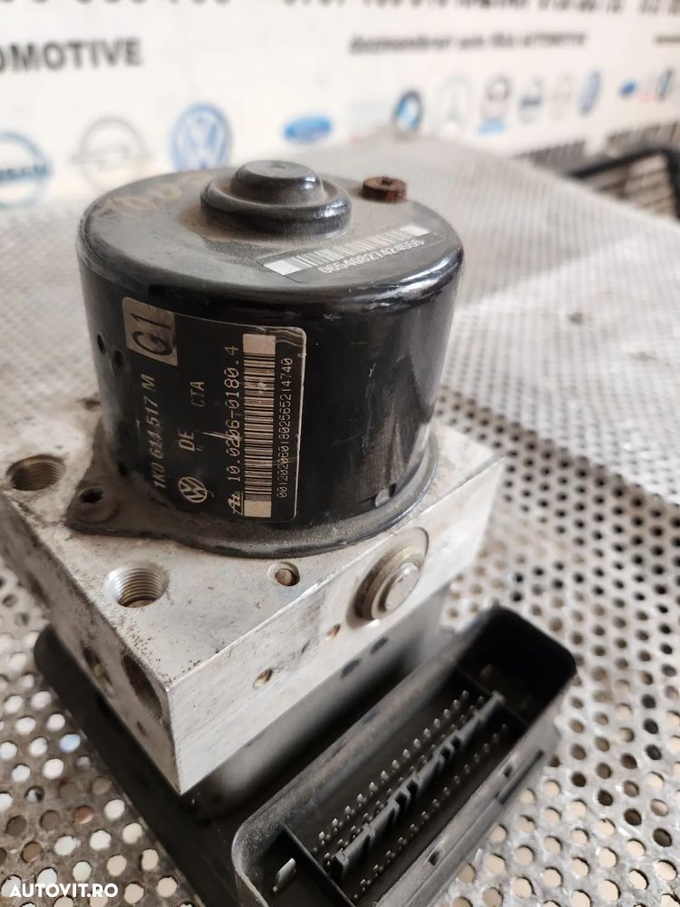 Modul Pompa Unitate ABS Skoda Octavia 2 Vw Touran Golf Jetta Caddy Seat Leon Altea Audi Cod 1KQ - D - 5