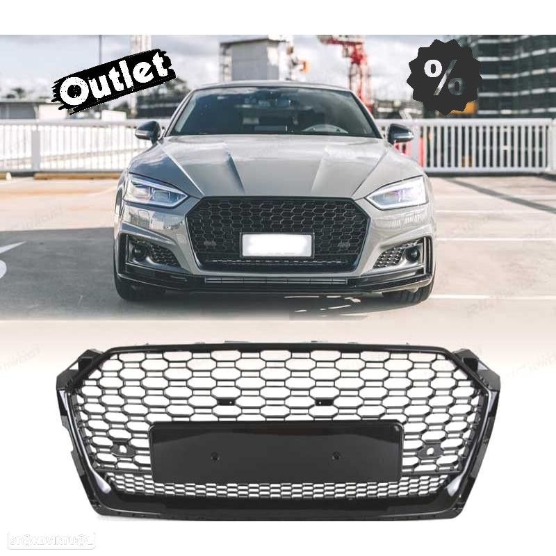 C010952C1 GRELHA PARA AUDI A5 19- PRETO BRILHANTE LOOK RS5 QUATTRO - 1