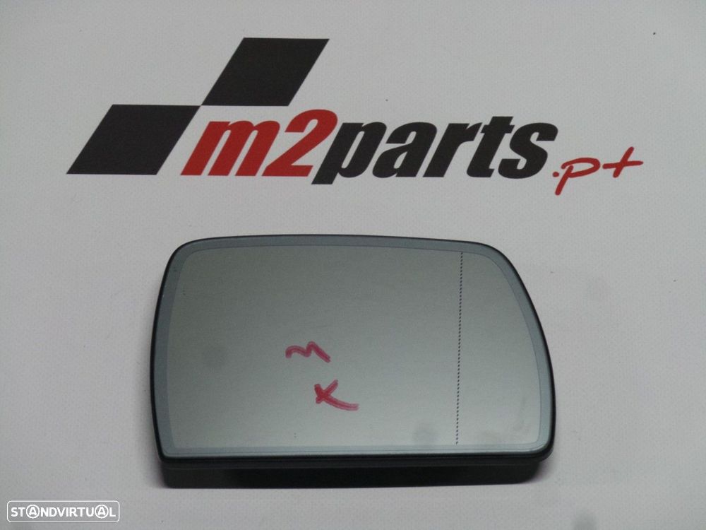 Vidro espelho retrovisor Anti-encandeamento Direito Seminovo/ Original BMW X3 (E... - 1