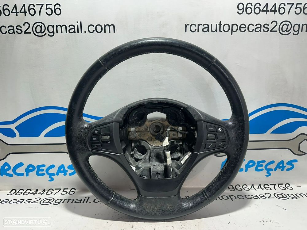 .Volante Pele Comandos Multifunções BMW Serie 1 F20 5 Portas F21 3 Portas Serie 3 F30 Sedan F31 Touring Carrinha F34 GT - 2