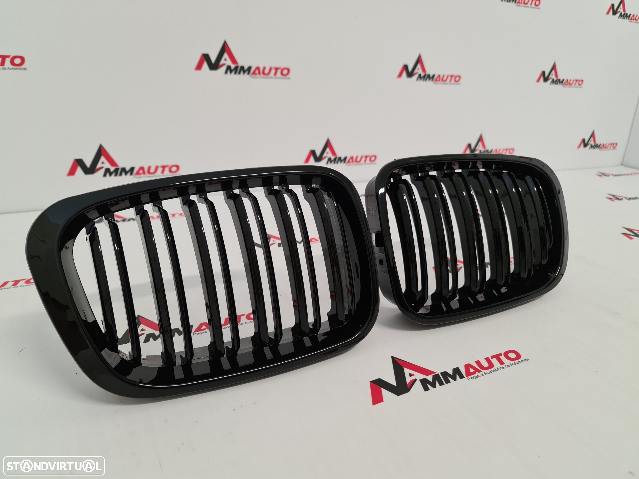 Grelhas Frontais BMW E46 Lamina Dupla - 2