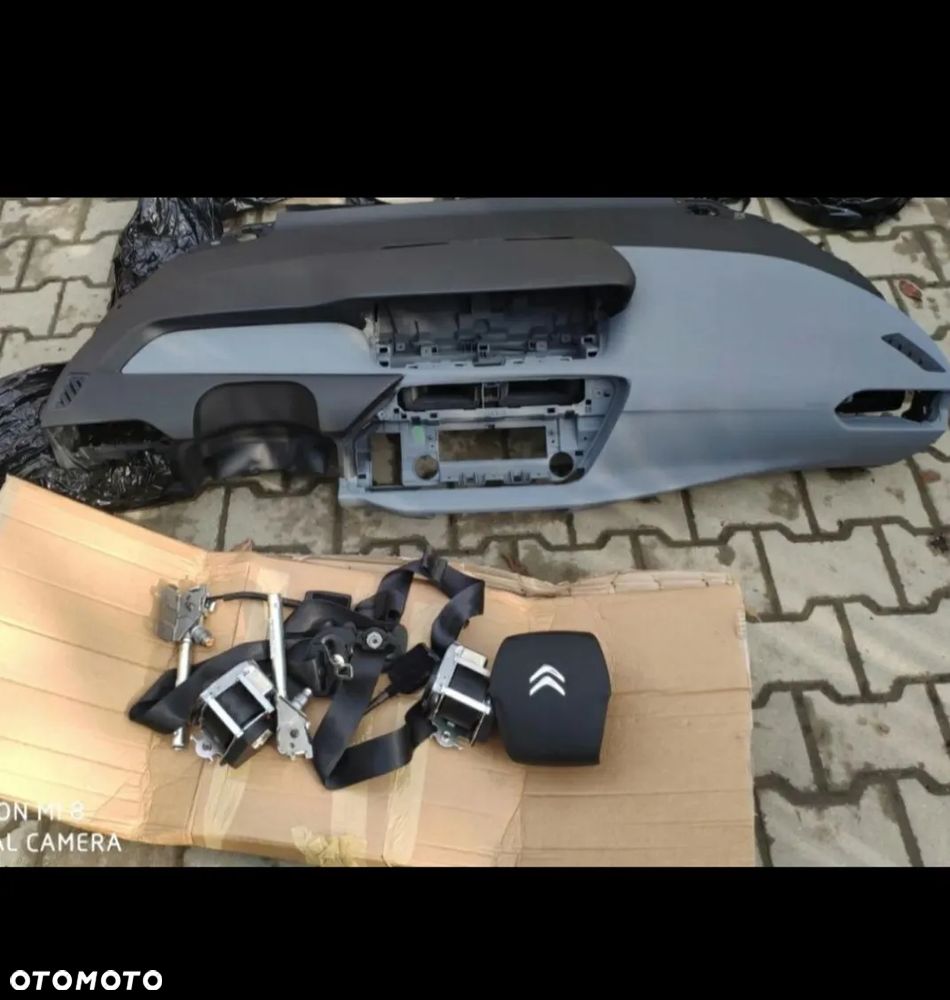 Citroen C4 picasso  Deska Konsola Kokpit Airbag Pasy Zestaw - 1
