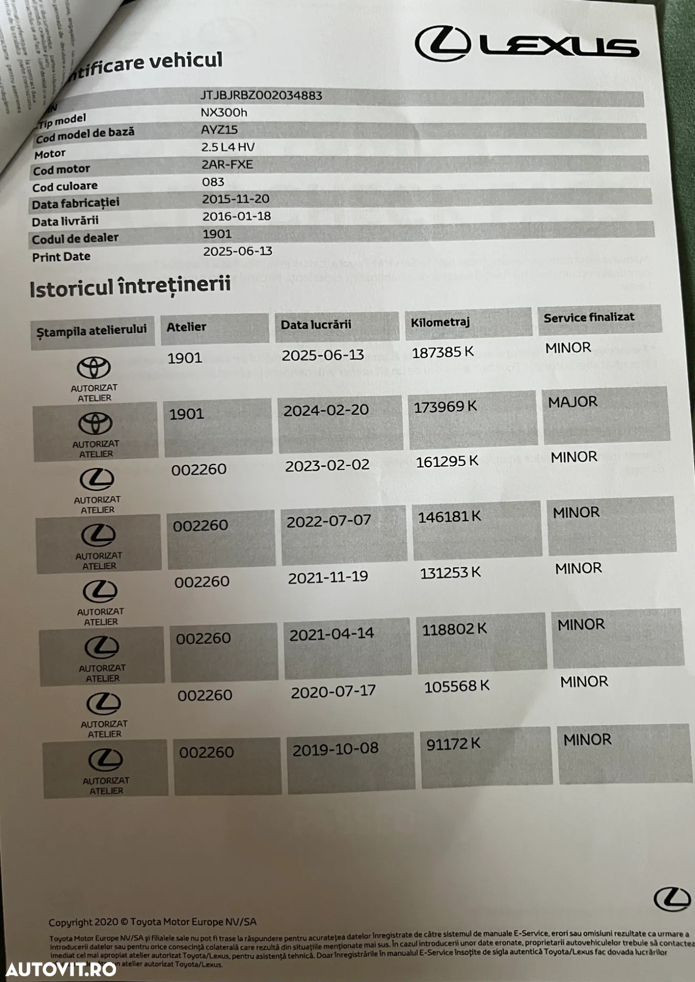 Lexus Seria NX 300h AWD F Sport - 19