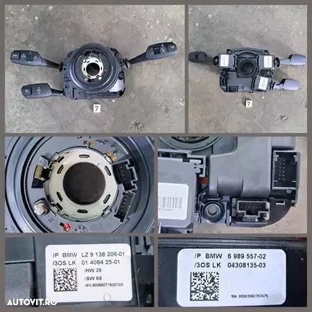 Plansa de bord bloc lumini ceasuri bord display navigatie grile ventilatie aeroterma originale BMW X5 E70 + LCI X6 E71 E72 h - 7