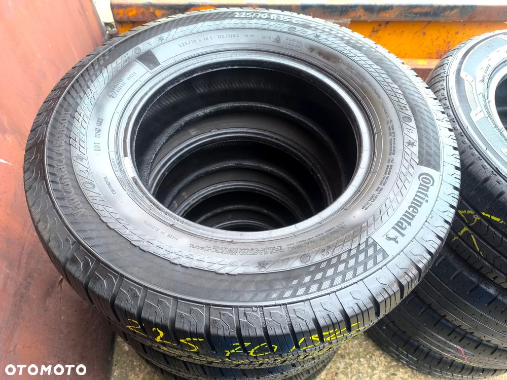 225/70R15C 15 C 112/110R Opony Całoroczne Wielosezonowe CONTINENTAL VanContact 4SEASON 23r. 225/70 ALU-RAD Legnica 6,5mm 4mm - 9