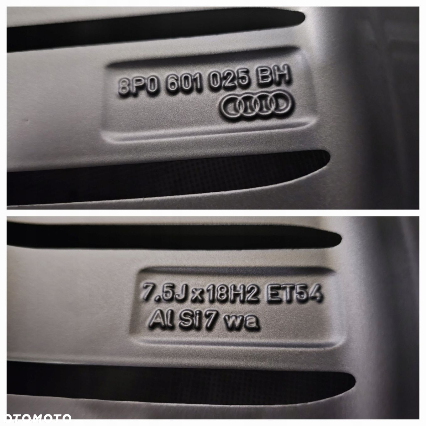 FELGI KOŁA AUDI A3 8P0601025BH 7,5x18 ET54 - 7