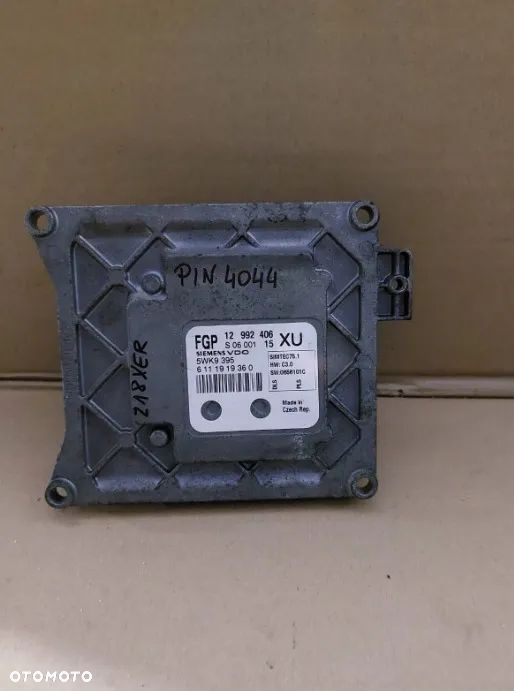 Sterownik silnika Opel 1.8XER 12992406 XU 5WK9395 PIN