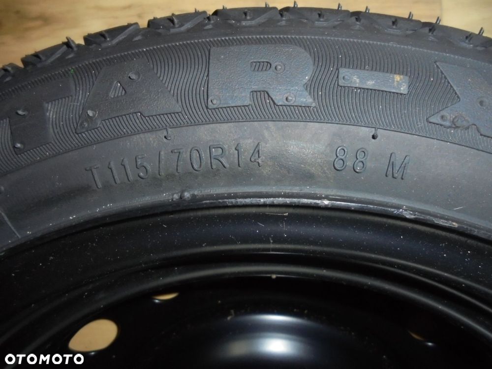 nissan micra k13 koło dojazdowe 115/70r14 - 2