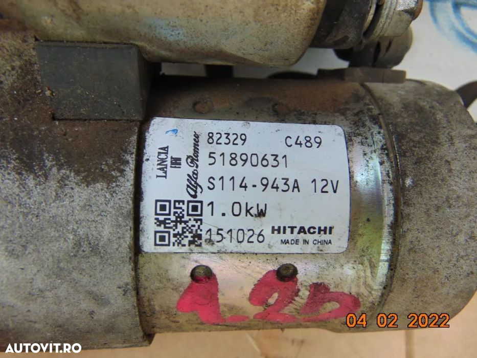 Electromotor Fiat 500 1.2 benzina 500c 500l tipo panda evo punto alfa - 2
