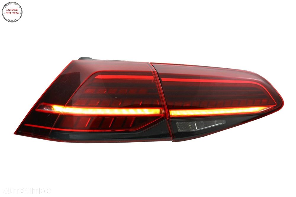 Stopuri Full LED compatibil cuVW Golf 7 & 7.5 VII (2013-2019) Facelift Retrofit G7- livrare gratuita - 6