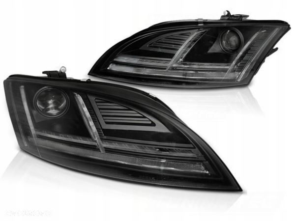 reflektory lampy bi xenon day line light led tuning audi audi tt 8j lift 10 - 3