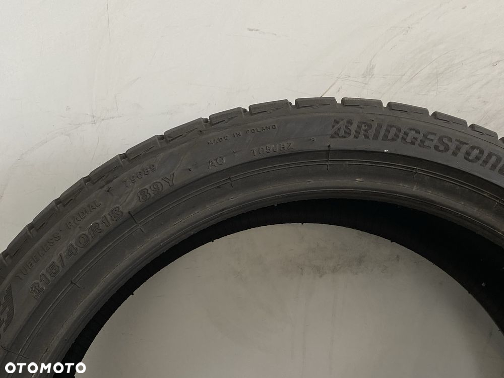 4x 215/40/18 Bridgestone Turanza T005 / 7,3mm 2018r / KOMPLET / Letnie - 7