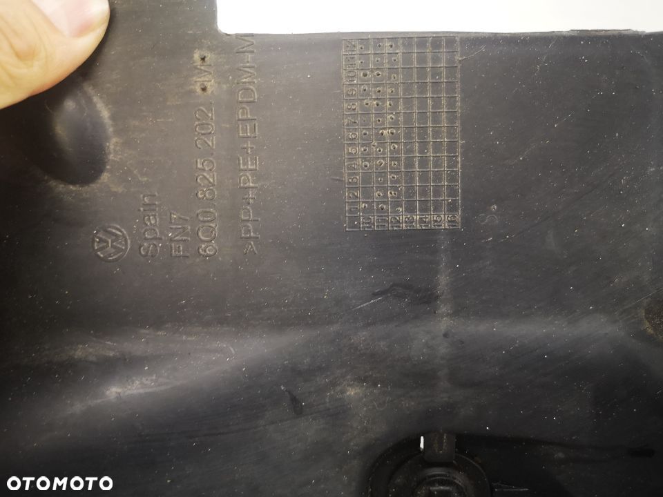 VW POLO V 09- SEAT IBIZA IV OSŁONA PODWOZIA PRAWA NR 6Q0825202M NR AUKCJI OSŁ55 - 5
