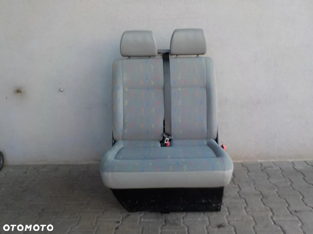 VW T5 FOTEL PODWÓJNY PASAŻERA PRZÓD DWÓJKA INKA - 2