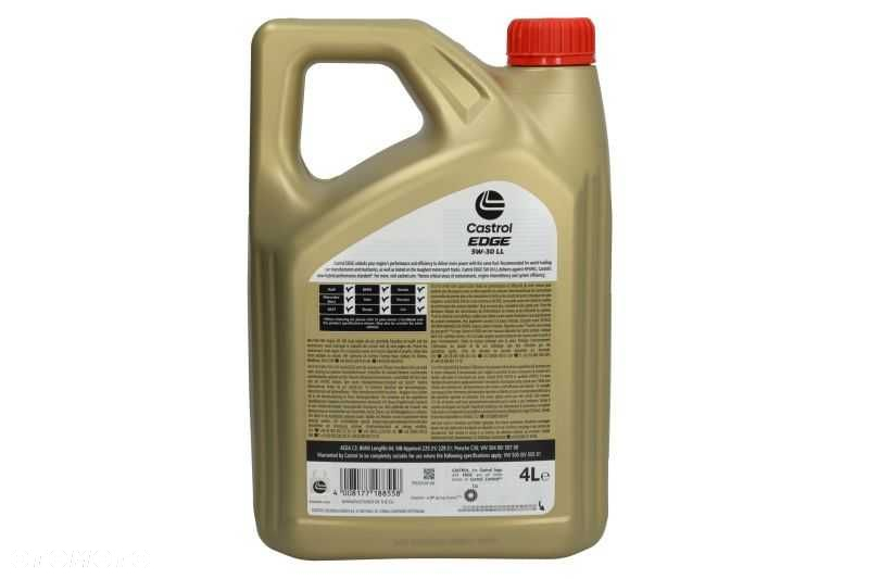 Olej silnikowy CASTROL EDGE (4L) 5W30 ; ACEA C3; VW 504.00; VW 507.00 - 2