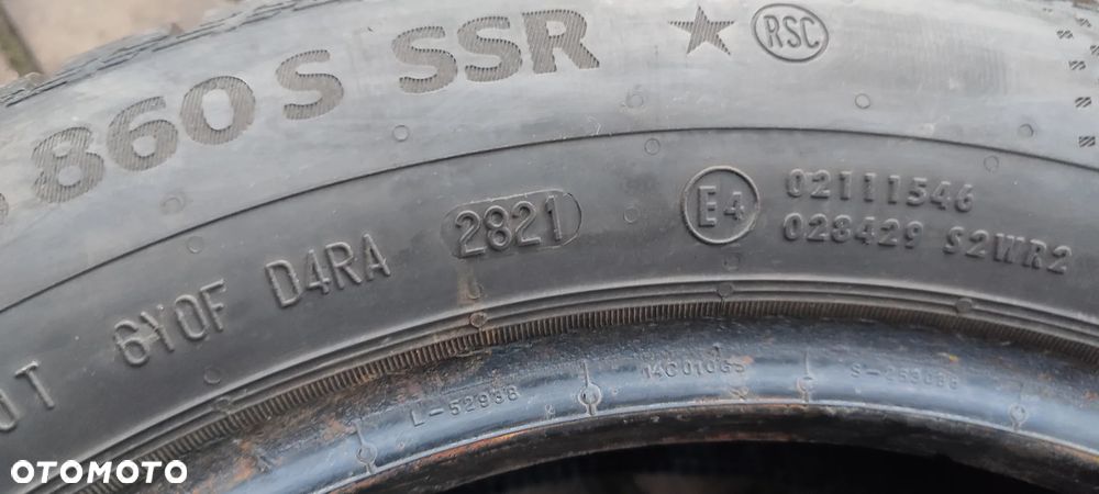 OPONY 205/55R16 CONTINENTAL WINTERCONTACT TS 860 S SSR  (RSC) (2821 ZIMA 6mm 2 SZTUKI PARA - 8