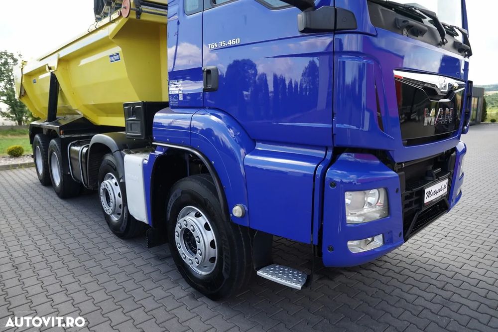 MAN TGS 35.460 / 8x4 / REAR TIPPER / HYDRAULIC FLAP / NAVI / AUTOMATIC - 17