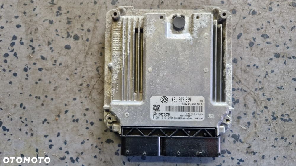 VOLKSWAGEN PASSAT B6 2.0TDI STEROWNIK SILNIKA 0281015029 03L907309 - 1