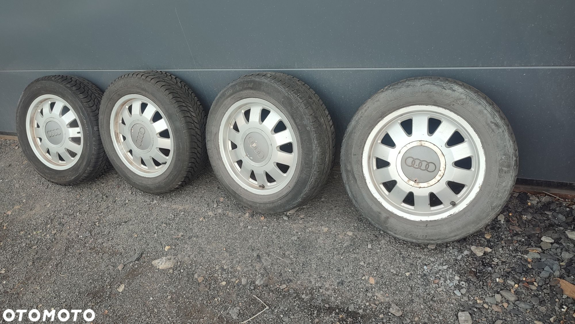 Oryginalne Felgi 5-112 R15 Audi A4 b5 Lift.Z dekielkami - 4