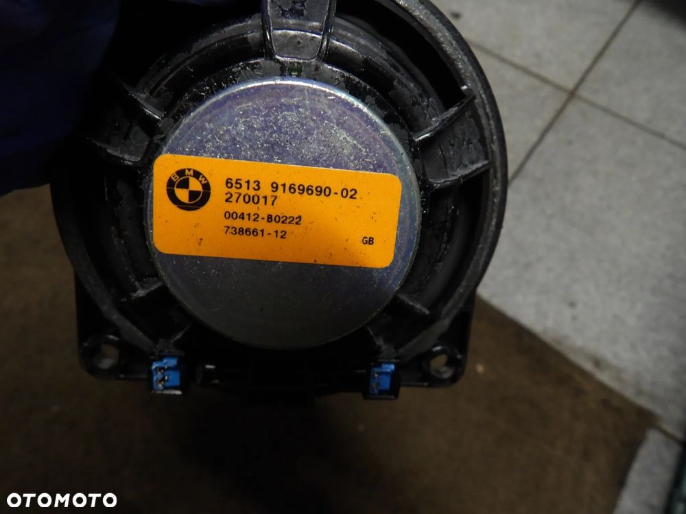BMW - F12 - KOMPLET GŁOŚNIKÓW - DEMONTAŻ - ORYGINAŁ - 9169688  9169687  9226357  9169690  9169693  9184795 - 9
