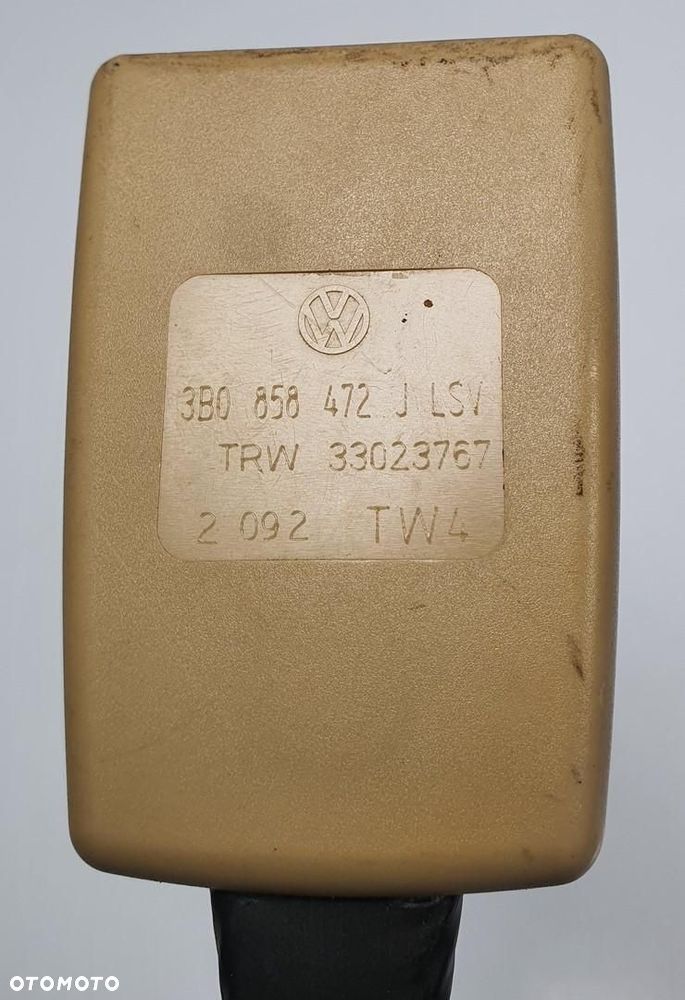 ZAPINKA PASA PRAWY PRZÓD VW PASSAT B5 3B0858472J EUROPA - 3