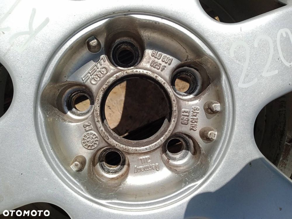 FELGI ALUMINIOWE R15 AUDI A3 8L   5X100 6JX15H2 ET38 8L0601025F - 11
