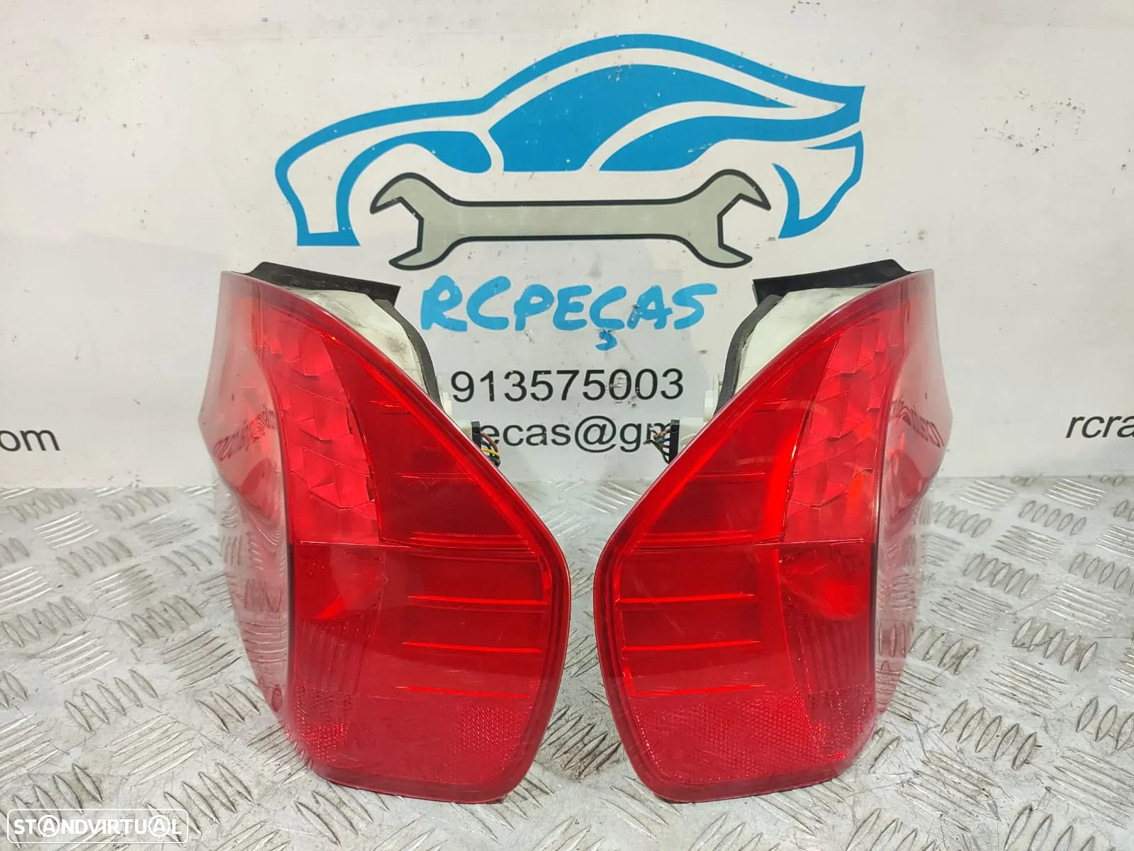 Conjunto Farolins Originais BMW Serie 3 E90 LCi Led 7289425 7289426 - 3