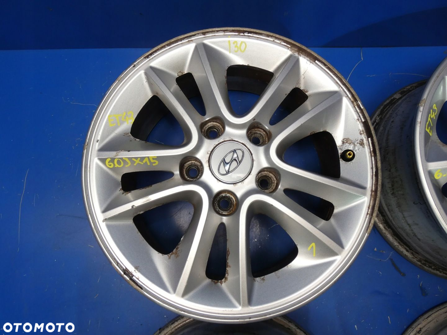 HYUNDAI I30 II I20 FELGI ALUMINIOWE R15 15 KOMPLET - 2