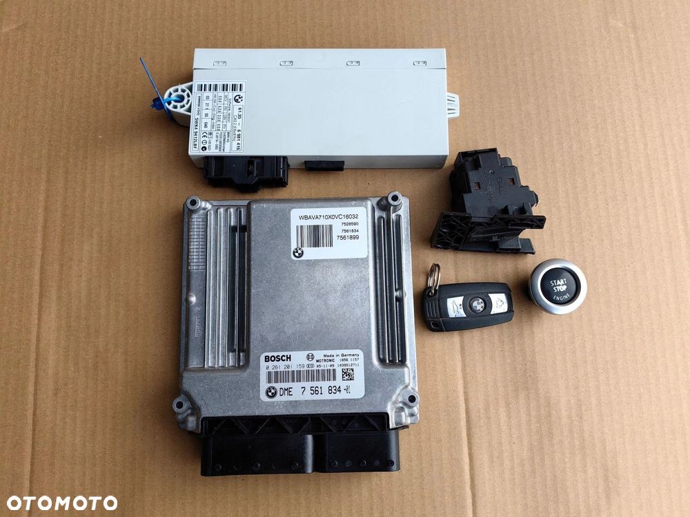 Komputer silnika zestaw startowy BMW N46B20B N46 2.0 150KM 7561834 - 6