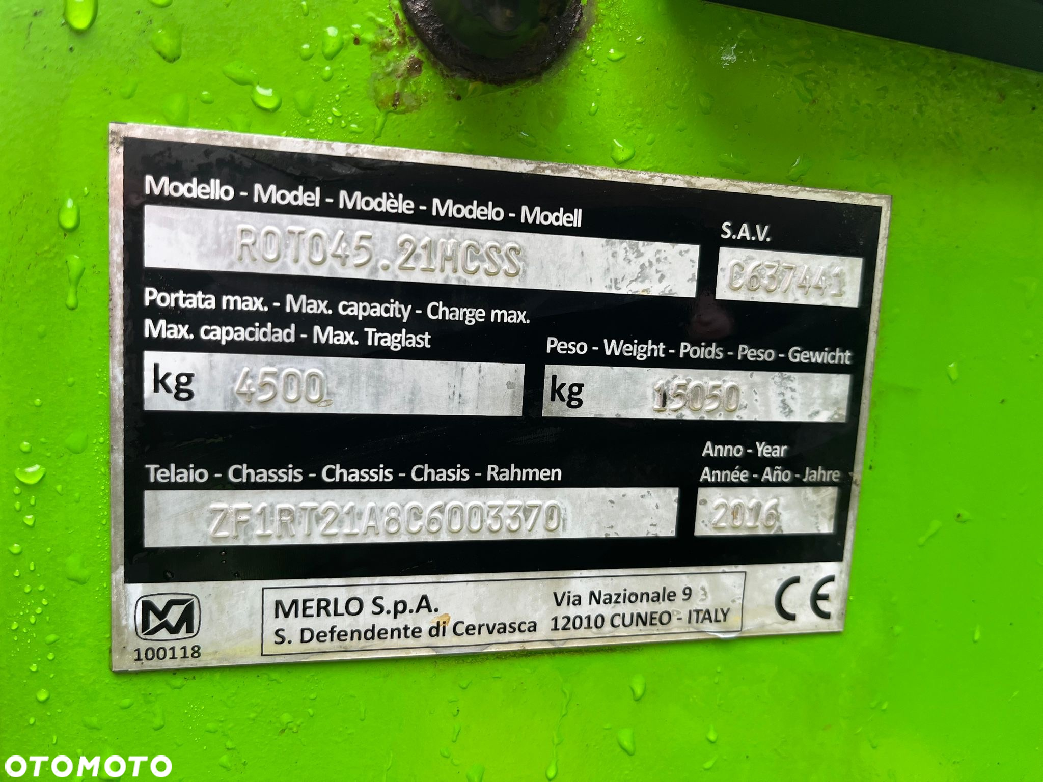 Merlo Roto4521 - 2
